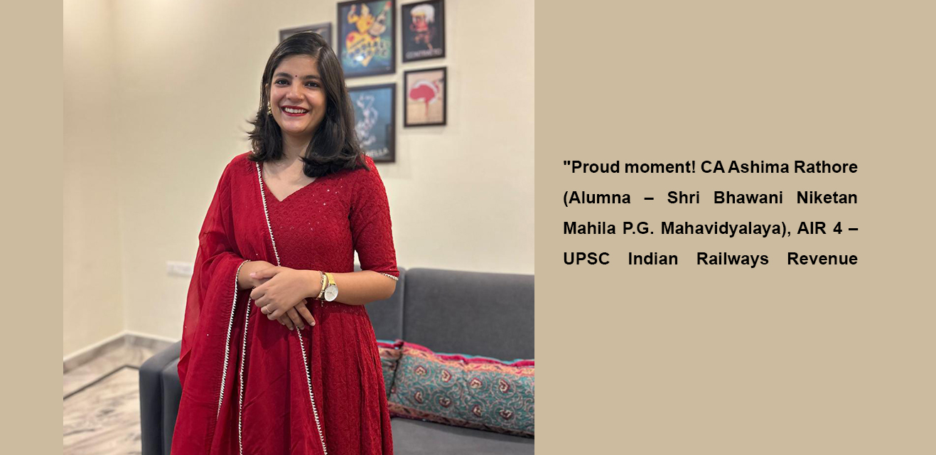 Proud moment - CA Ashima Rathore